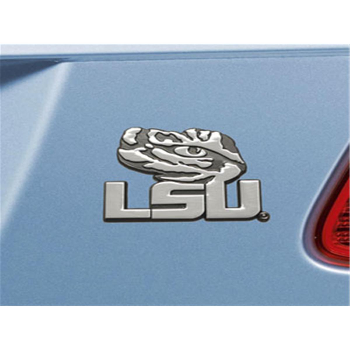 LSU Tigers Auto Emblem Premium Metal FanMats Special Order
