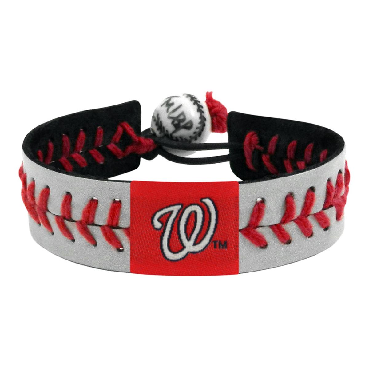 Reflective Baseball Washington Nationals Bracelet