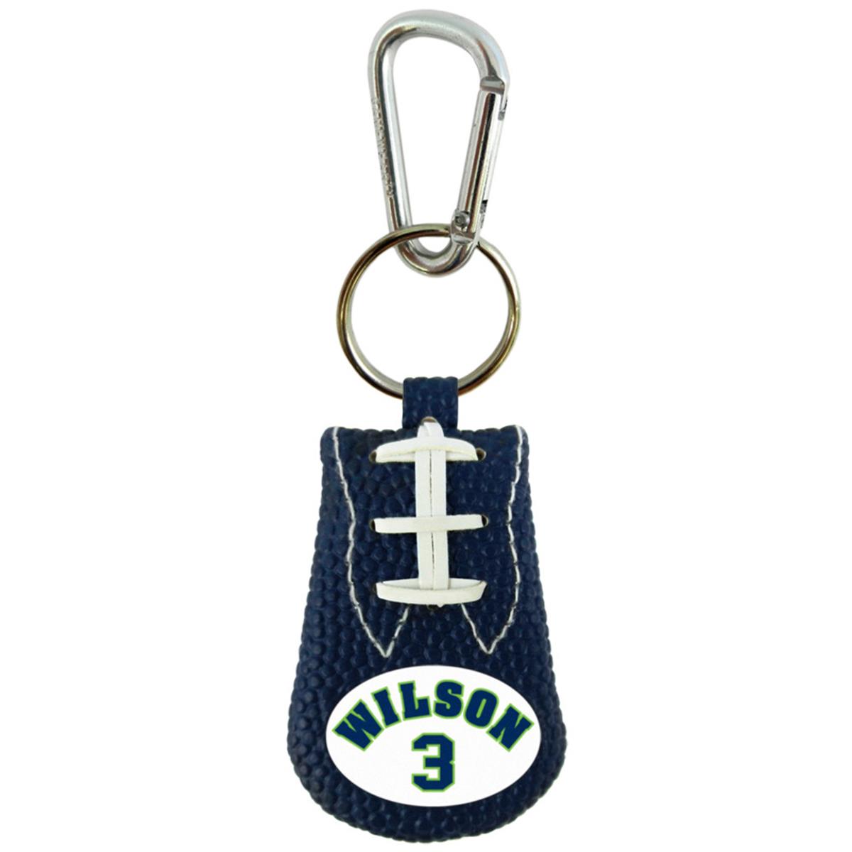 Picture of Seattle Seahawks Keychain Team Color Jersey Russell Wilson Design