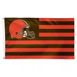 Picture of Cleveland Browns Flag 3x5 Deluxe Americana Design Special Order