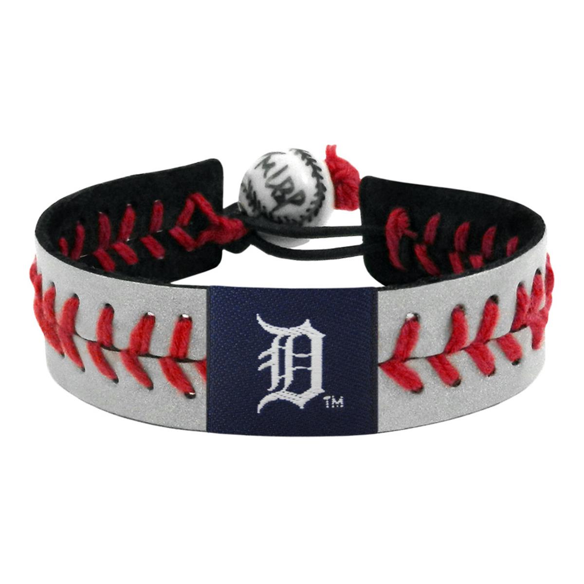 Reflective Baseball Detroit Tigers Bracelet