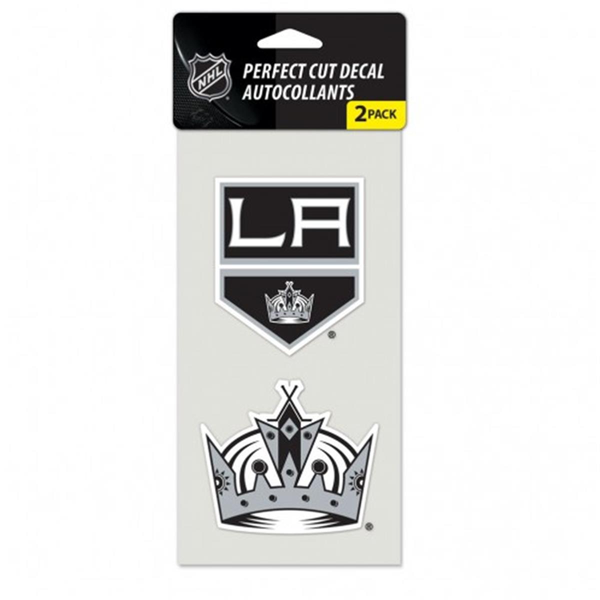 Picture of Los Angeles Kings Decal 4x4 Perfect Cut Set of 2 Special Order