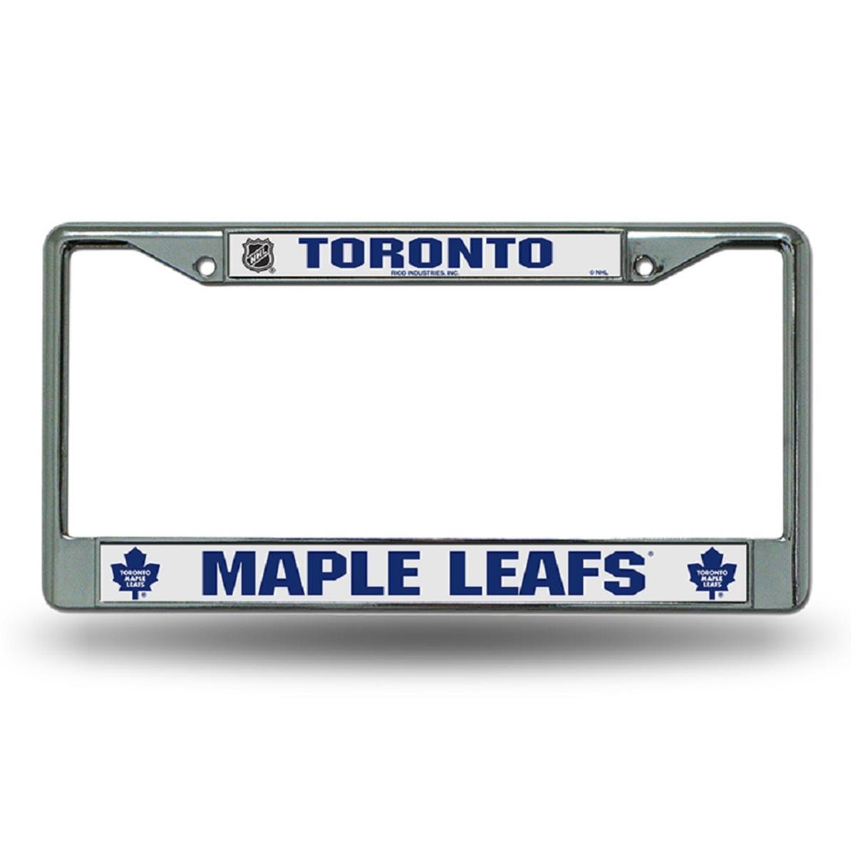 Toronto Maple Leafs License Plate Frame Chrome