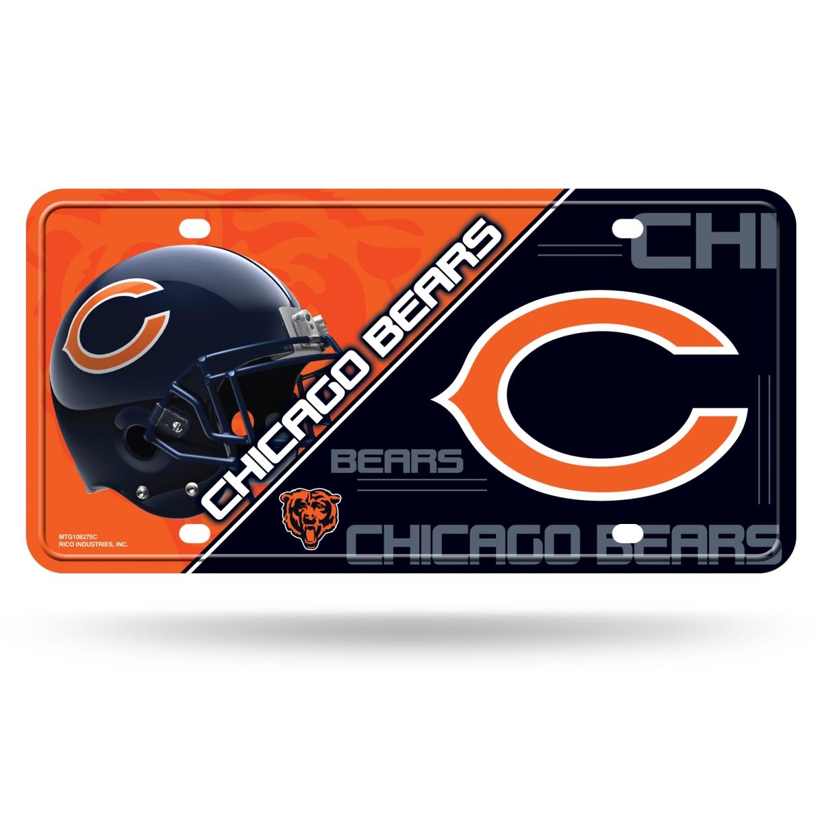 Picture of Chicago Bears License Plate Metal
