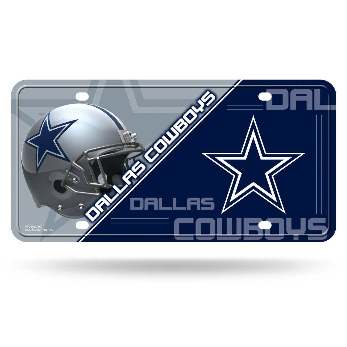 Picture of Dallas Cowboys License Plate Metal
