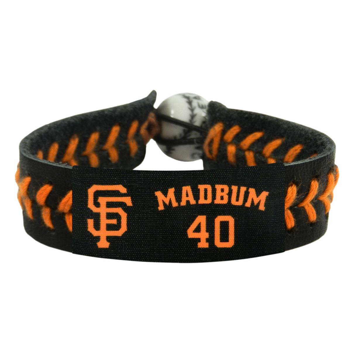 San Francisco Giants Bracelet Team Color Baseball Madison Bumgarner