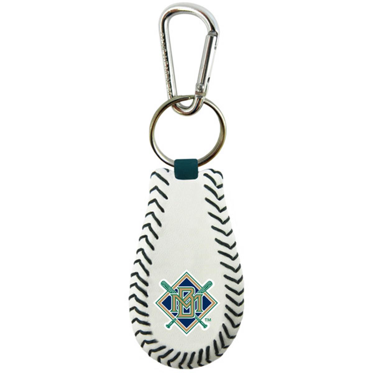 Picture of Milwaukee Brewers Keychain Classic Baseball Retro MB Logo
