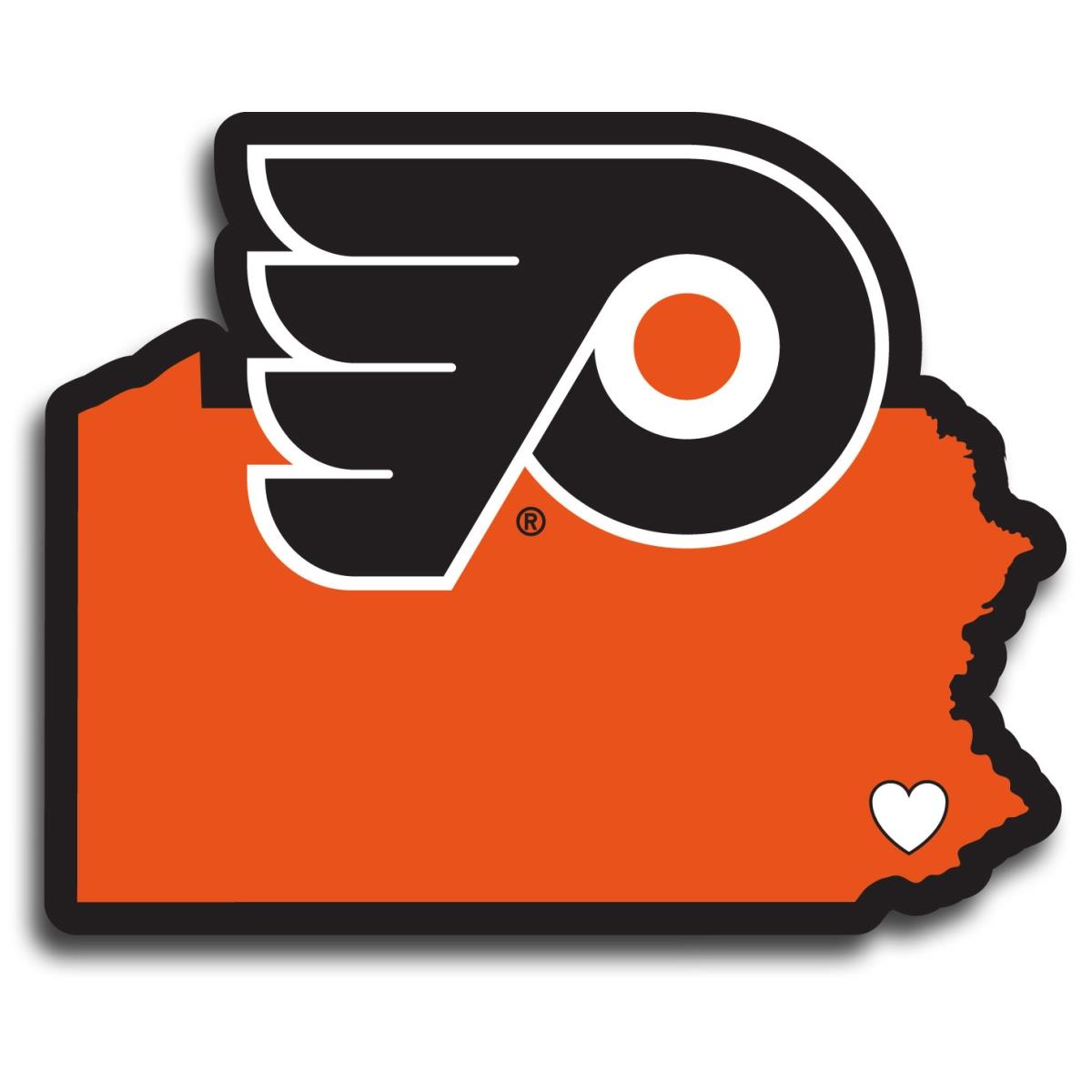 Picture of Philadelphia Flyers Decal Home State Pride Style Special Order