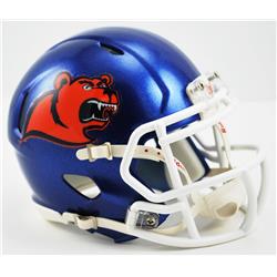 US Coast Guard Academy Bears Speed Mini Helmet - Team Colors - Miniature Size - High-Quality Replica