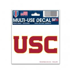 USC Trojans Decal 3x4 Multi Use Color Special Order