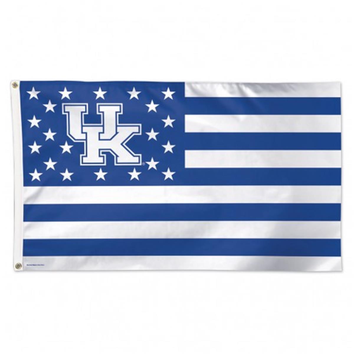 Kentucky Wildcats Flag 3x5 Deluxe Style Stars and Stripes Design