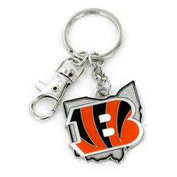 Cincinnati Bengals Keychain State Design Special Order