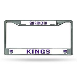 Sacramento Kings License Plate Frame Chrome Special Order