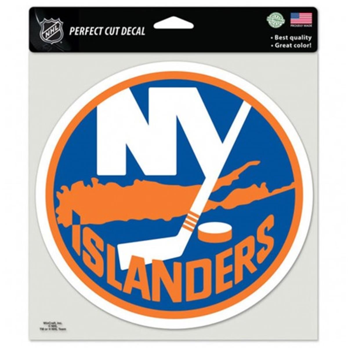 New York Islanders Decal 8x8 Perfect Cut Color Special Order