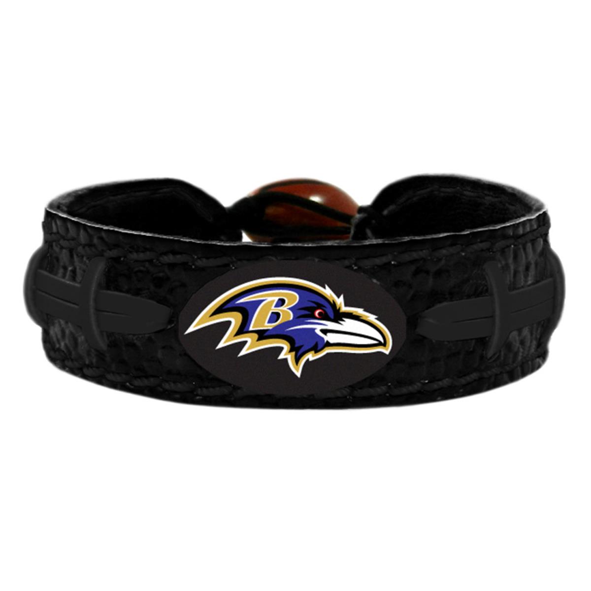 Picture of Baltimore Ravens Bracelet Team Color Tonal Black Football