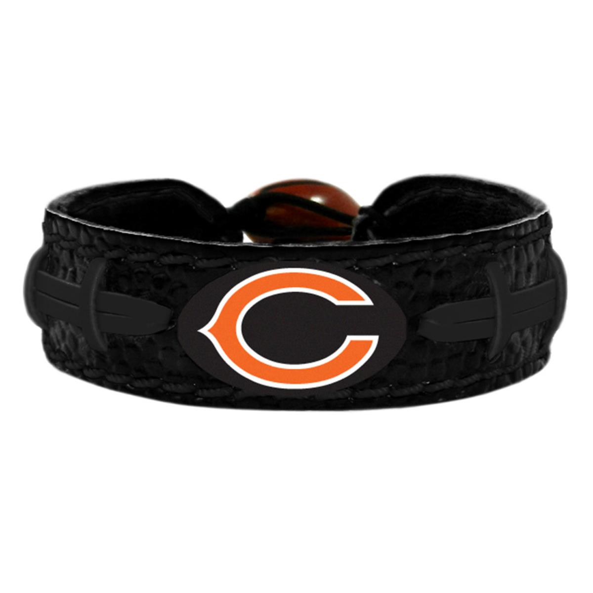 Picture of Chicago Bears Bracelet Team Color Tonal Black Football