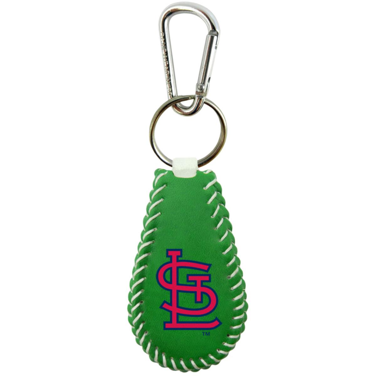 St. Louis Cardinals Keychain Baseball St. Patrick's Day