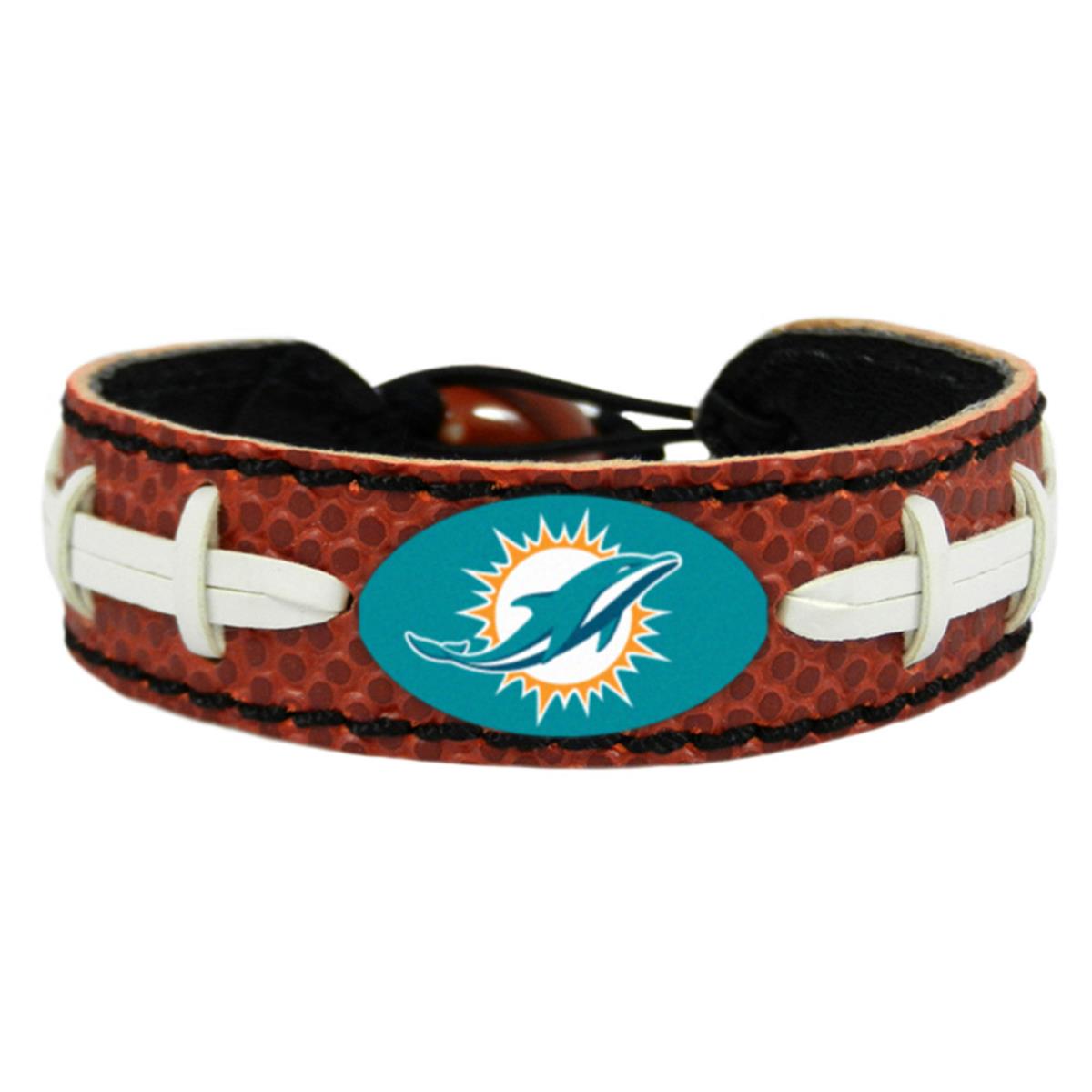 Picture of Miami Dolphins Bracelet Classic Football Alternate