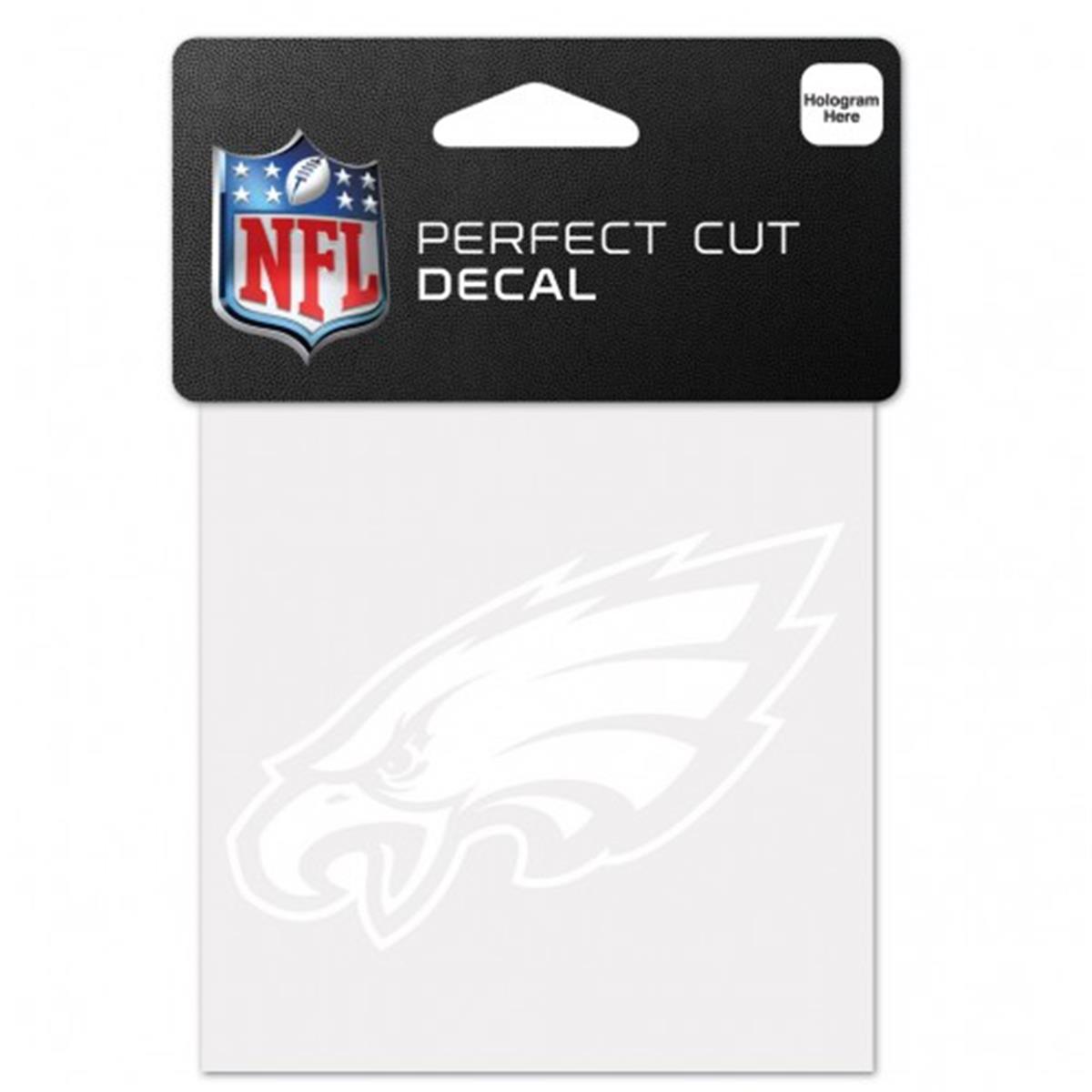 Philadelphia Eagles Decal 4x4 Perfect Cut White Special Order