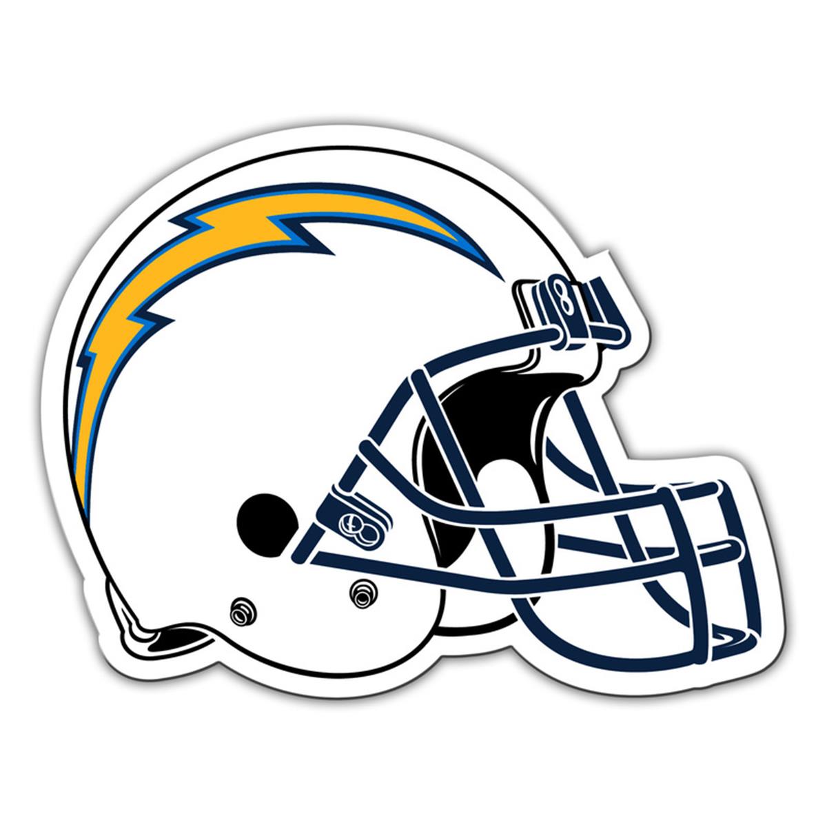 Picture of Los Angeles Chargers Magnet Car Style 12 Inch Helmet Design Special Order