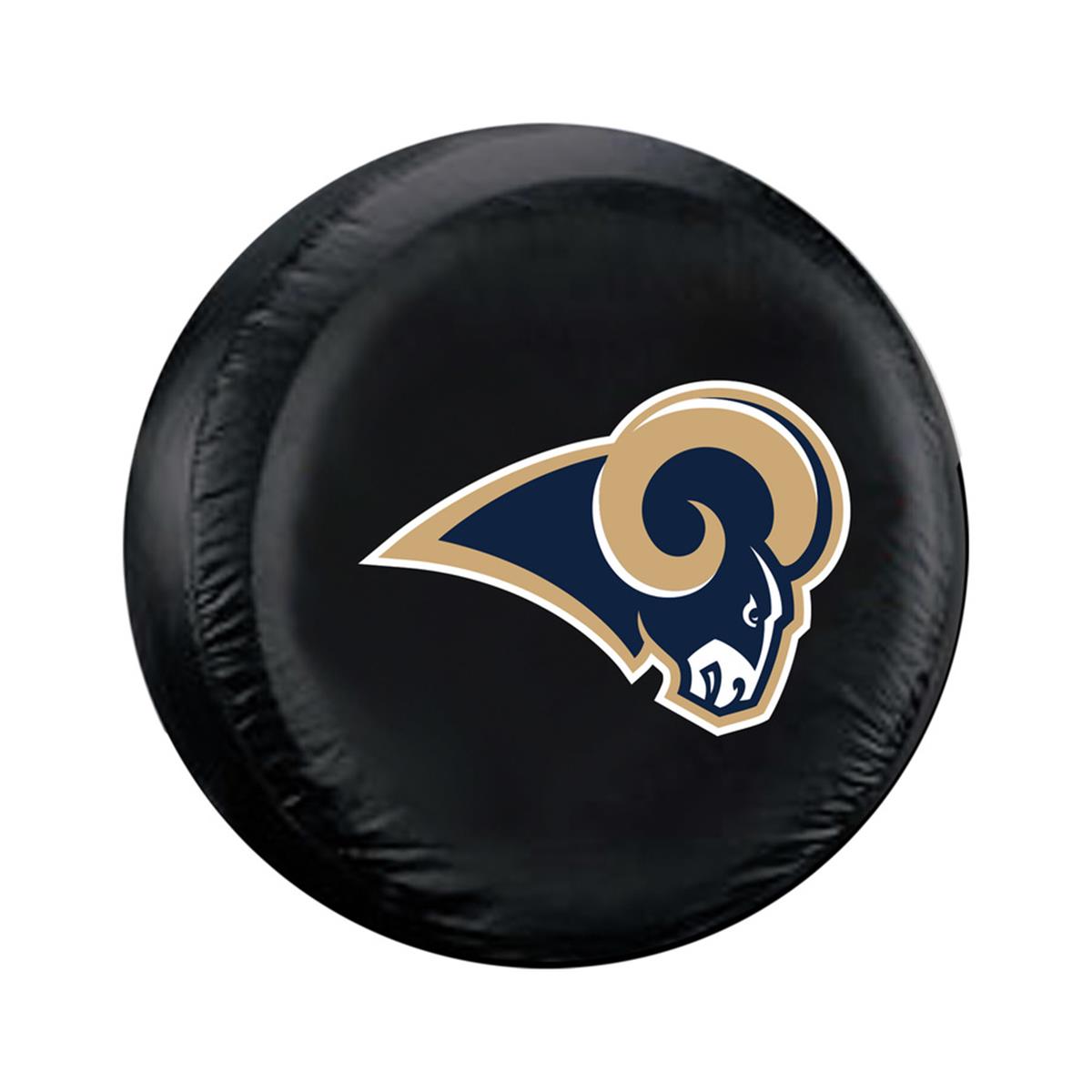 Los Angeles Rams Tire Cover Large Size Black