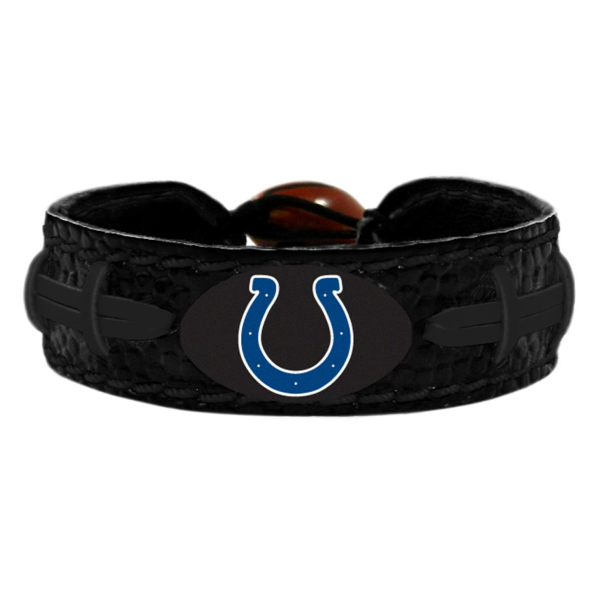 Picture of Indianapolis Colts Bracelet Team Color Tonal Black Football