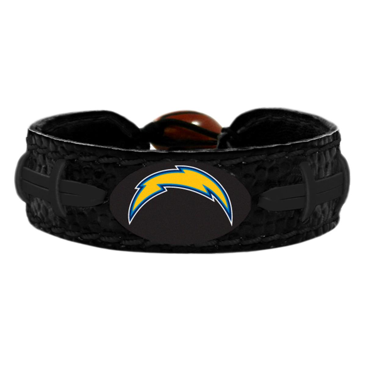 Picture of Los Angeles Chargers Bracelet Team Color Tonal Black Football