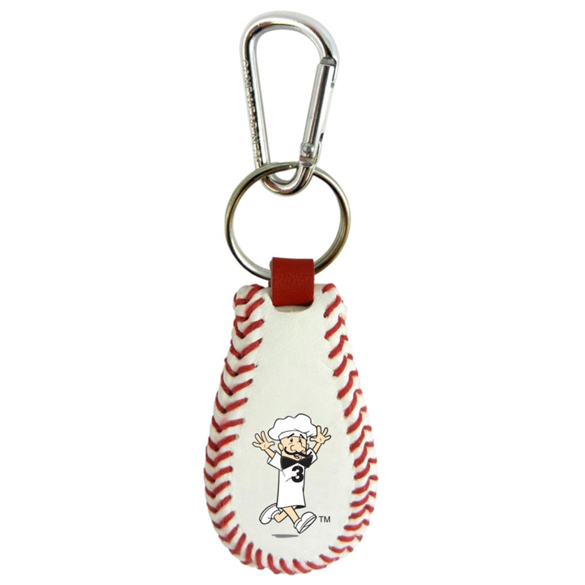 Picture of Milwaukee Brewers Keychain Classic Baseball Sausage Guy 3