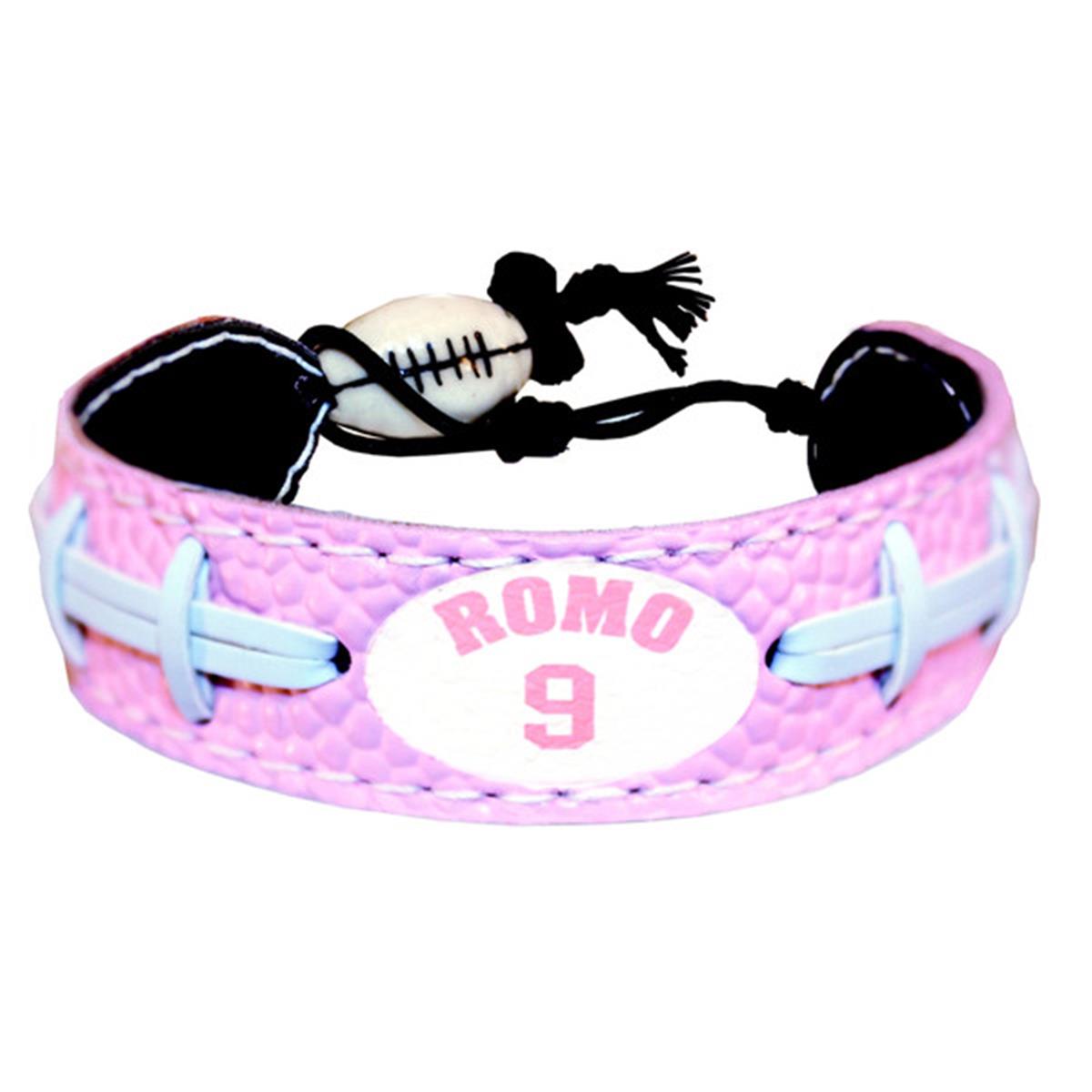 Picture of Dallas Cowboys Bracelet Pink Jersey Tony Romo Design