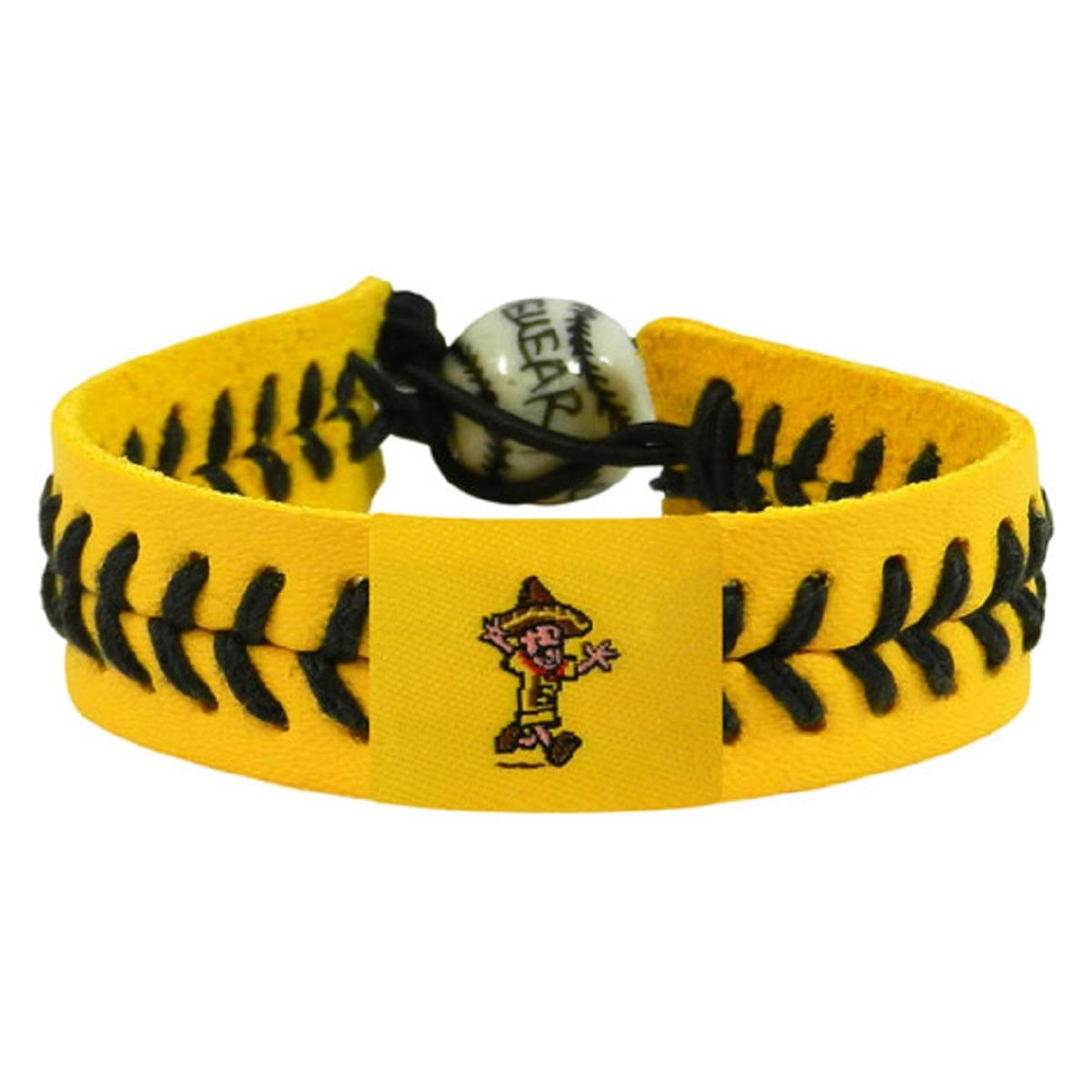 Team Color Baseball Sausage Guy 5 Milwaukee Brewers Bracelet