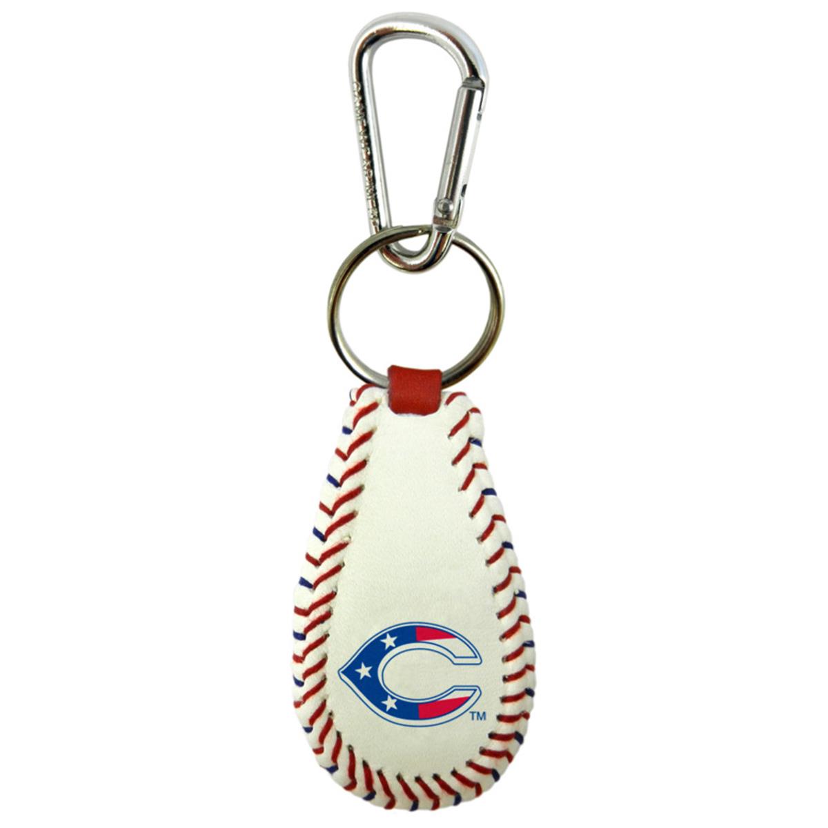Picture of Cincinnati Reds Keychain Baseball Stars and Stripes