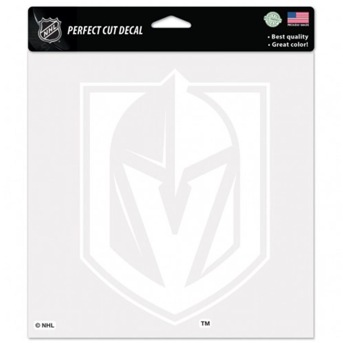Picture of Vegas Golden Knights Decal 8x8 Perfect Cut White