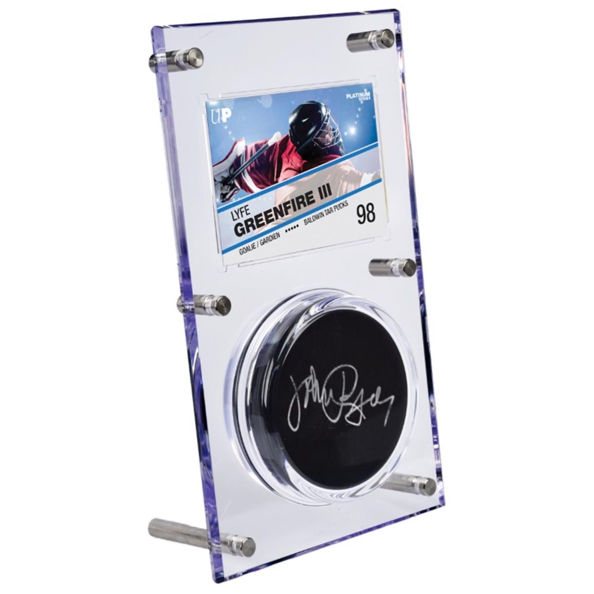 Clear Puck & Card Flip Display 35pt