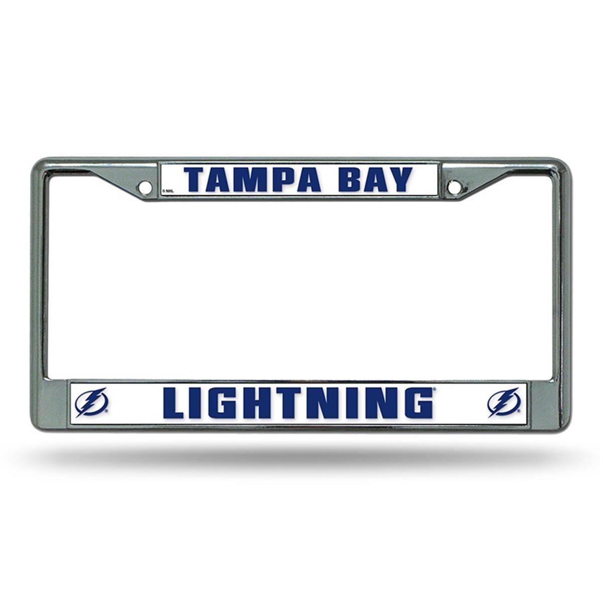 Tampa Bay Lightning License Plate Frame Chrome Special Order