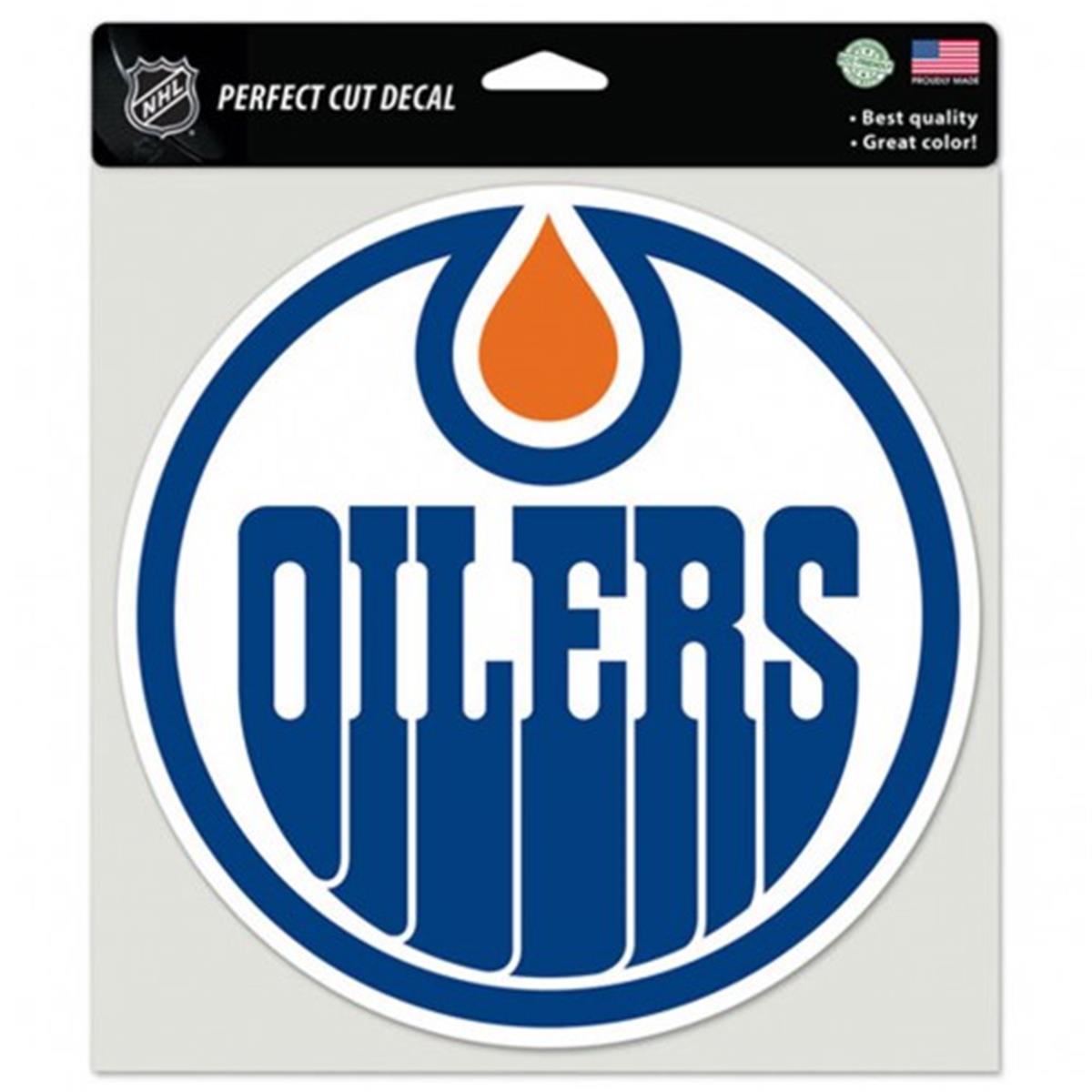 Picture of Edmonton Oilers Decal 8x8 Perfect Cut Color
