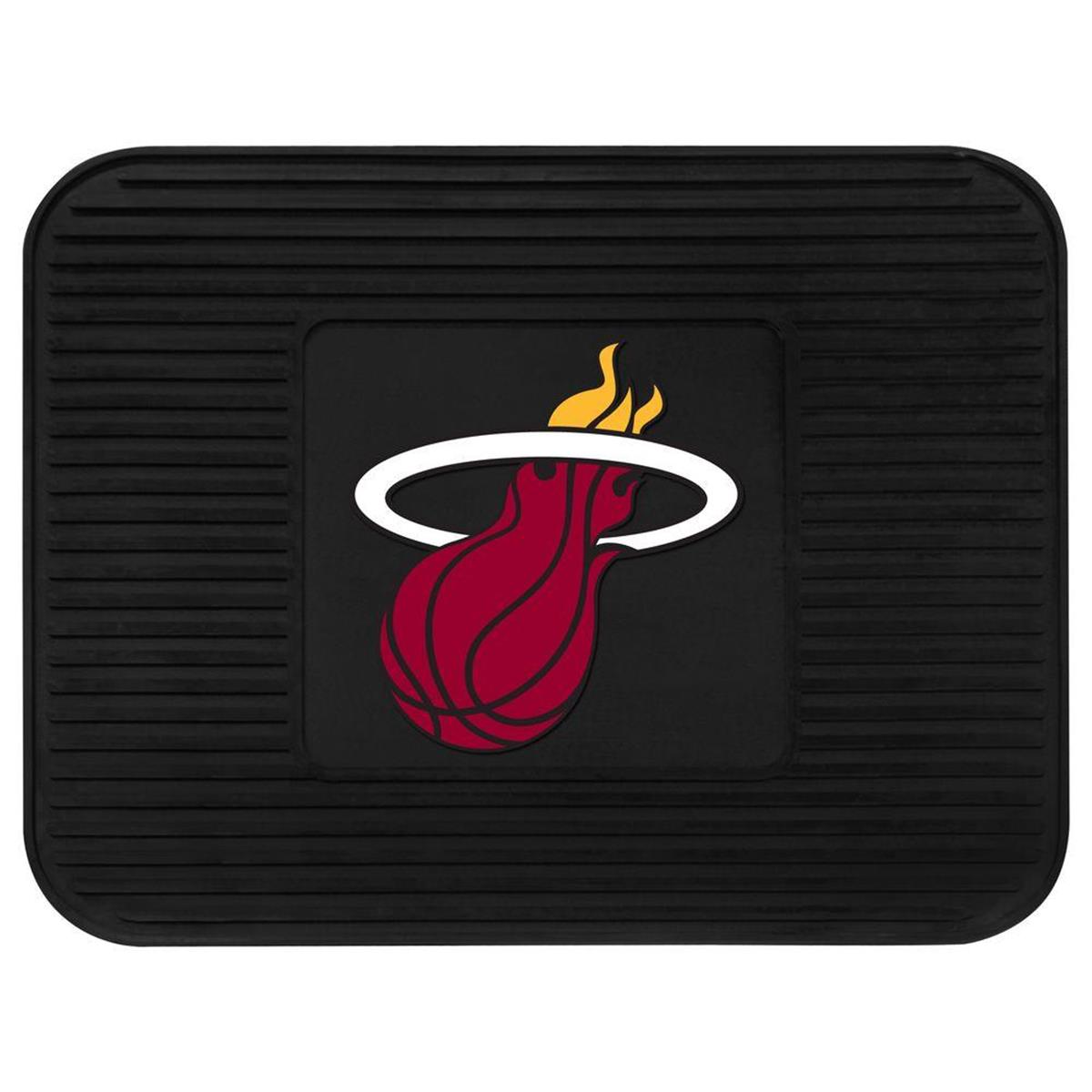 Picture of Miami Heat Car Mat Heavy Duty Vinyl Rear Seat Special Order