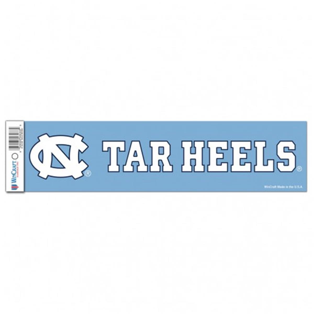 North Carolina Tar Heels Decal 3x12 Bumper Strip Style Special Order