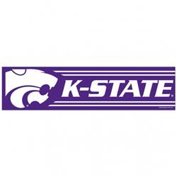 Kansas State Wildcats Decal 3x12 Bumper Strip Style Special Order