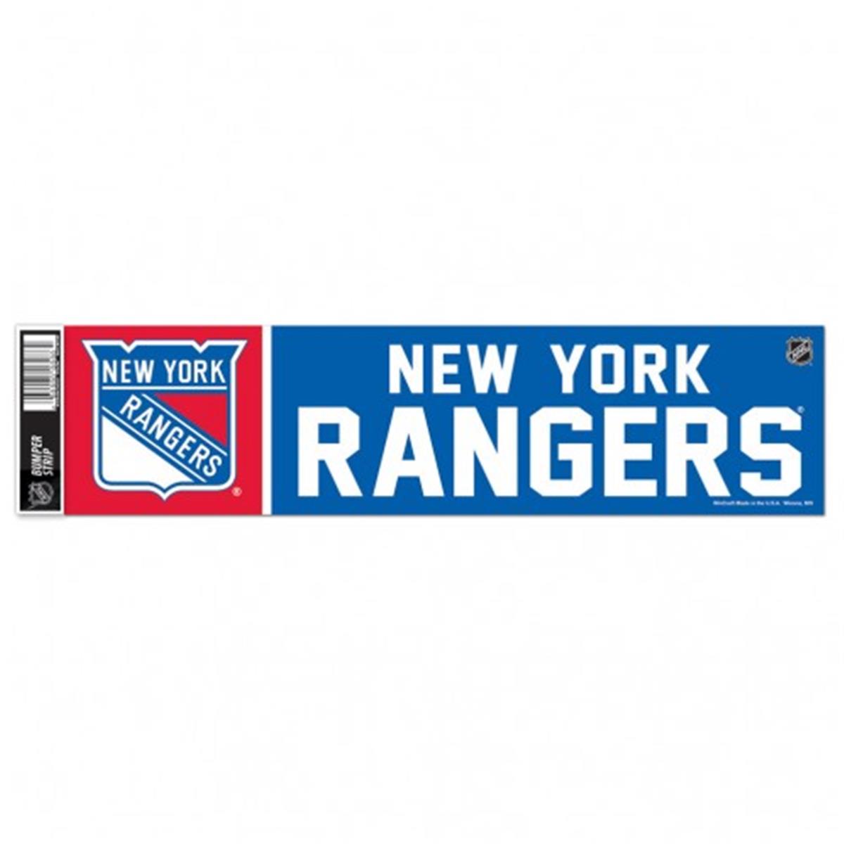 Picture of New York Rangers Decal 3x12 Bumper Strip Style Special Order
