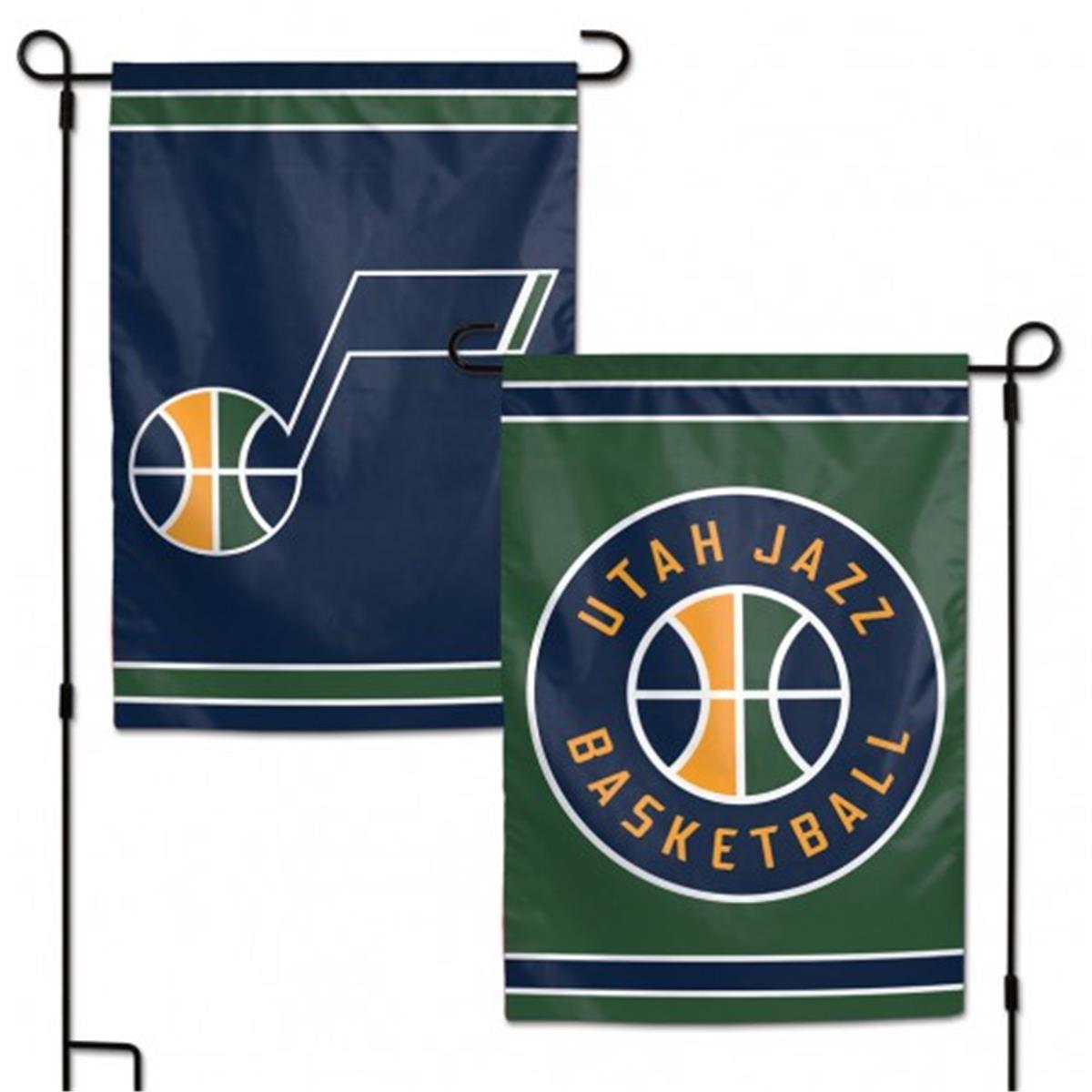 Utah Jazz Flag 12x18 Garden Style 2 Sided
