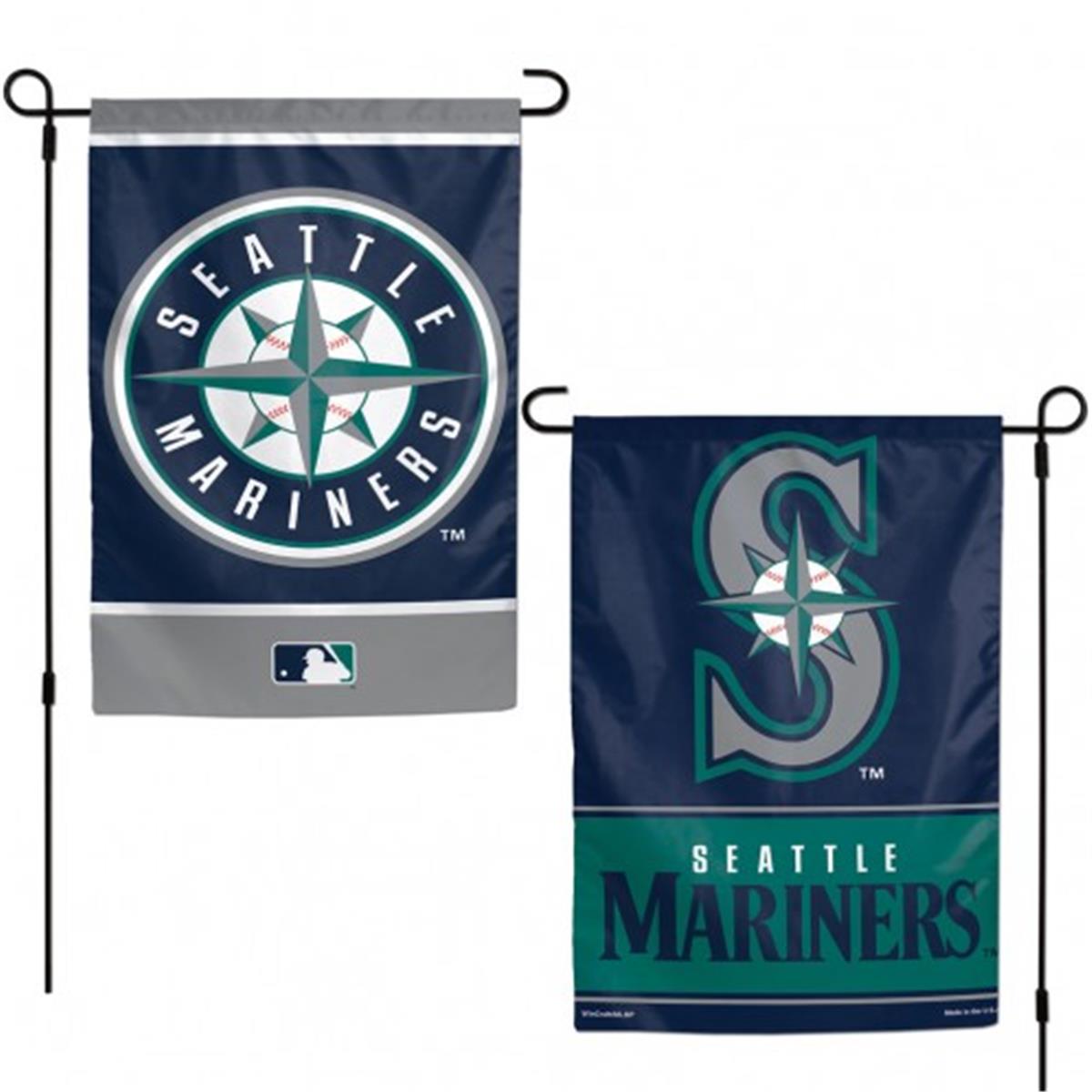 Picture of Seattle Mariners Flag 12x18 Garden Style 2 Sided