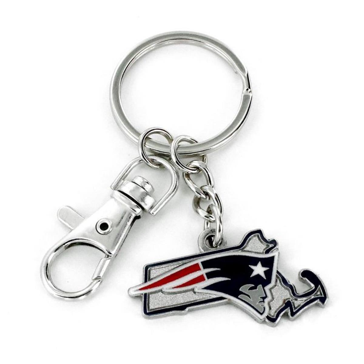 Picture of New England Patriots Keychain State Design Special Order