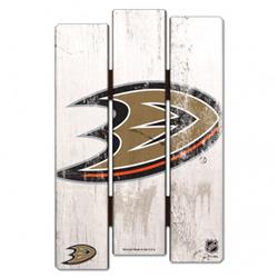 Picture of Anaheim Ducks Sign 11x17 Wood Fence Style