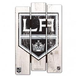 Picture of Los Angeles Kings Sign 11x17 Wood Fence Style