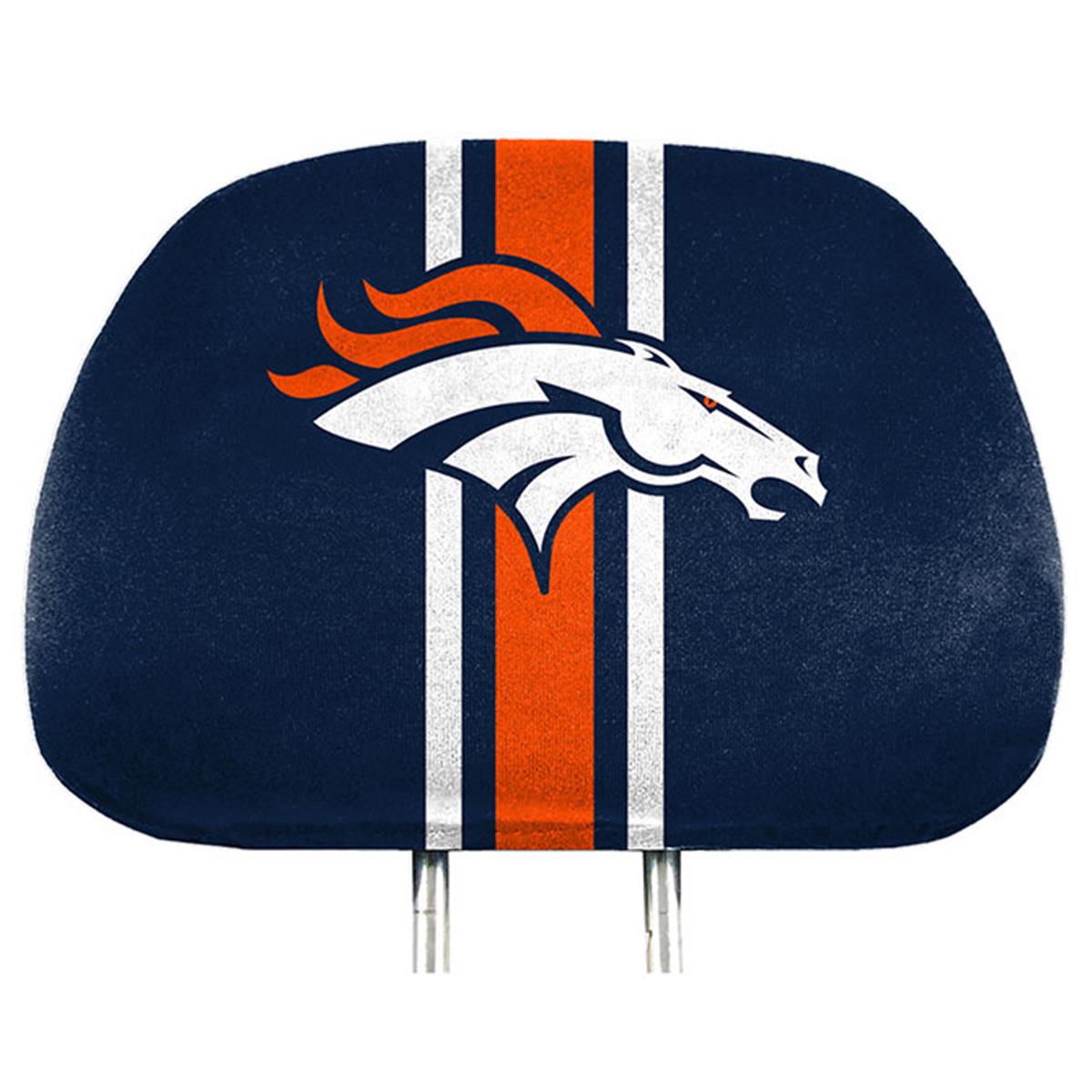 Picture of Denver Broncos Headrest Covers Full Printed Style