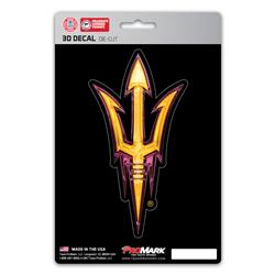 8162028804 5 x 8 in. Die Cut 3D Logo Design Arizona State Sun Devils Decal