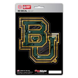 8162028808 5 x 8 in. Die Cut 3D Logo Design Baylor Bears Decal