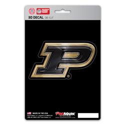 8162028856 5 x 8 in. Die Cut 3D Logo Design Purdue Boilermakers Decal