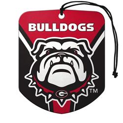 Picture of Georgia Bulldogs Air Freshener Shield Design 2 Pack
