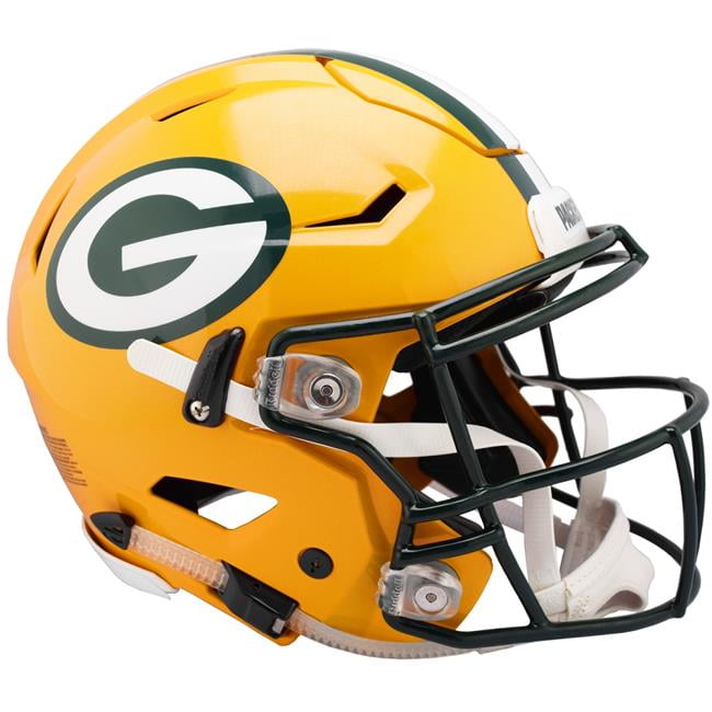 Riddell Green Bay Packers Revolution Speed Flex Authentic Football Helmet